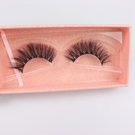 25 mm 3D-Wimpern aus natürlichem Nerz, glamouröse Seidenwimpern, Nerzwimpern