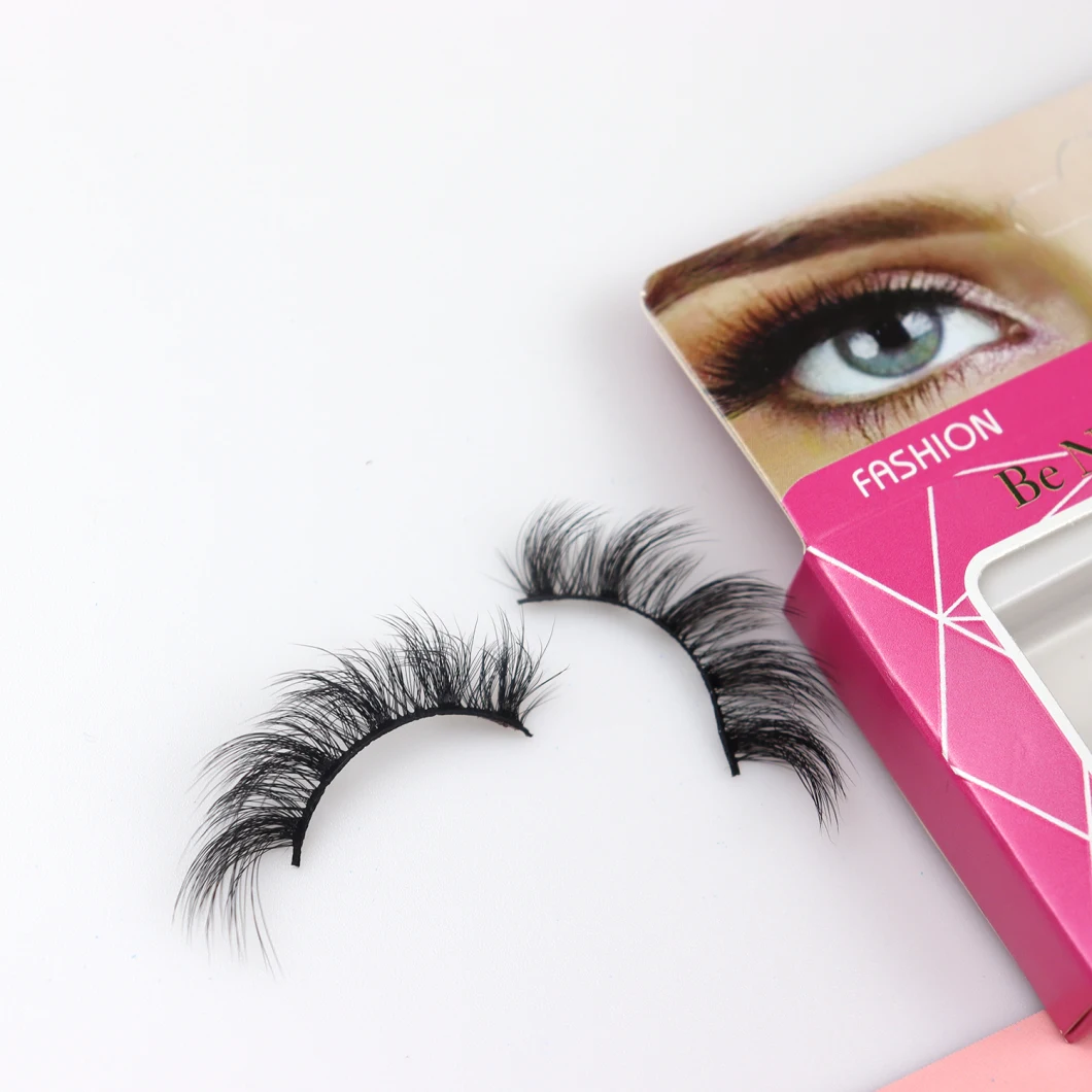 Natural Curling 3D False Eyelashes Create Charming Effects Daily Customized Faux Mink Eyelash