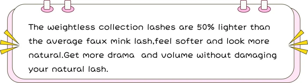 Private Label 3D 0.07 Hollow Soft Silk Mink Eyelash Extensions Synthetic Fiber Lash Superfine Clear Band Faux Mink Eyelashes