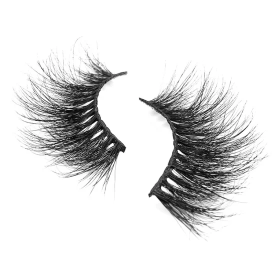 Private Label Mink Lashes 3D Großhandelsanbieter 25 mm Nerzwimpern